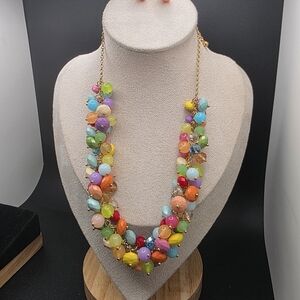Colorful Beaded Necklace (1614)
